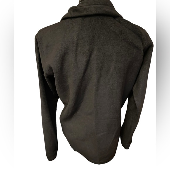 Columbia Youth XL Full Zip Up Long Sleeve Mock Neck Fleece Jacket Red Gray - Picture 4 of 7